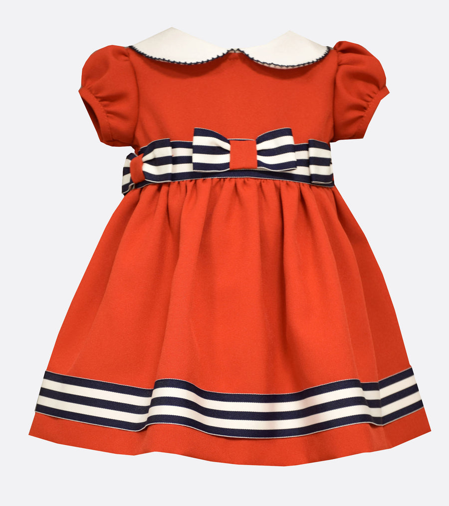 Bonnie Jean Red Nautical Dress