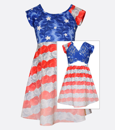 Bonnie Jean rose print americana